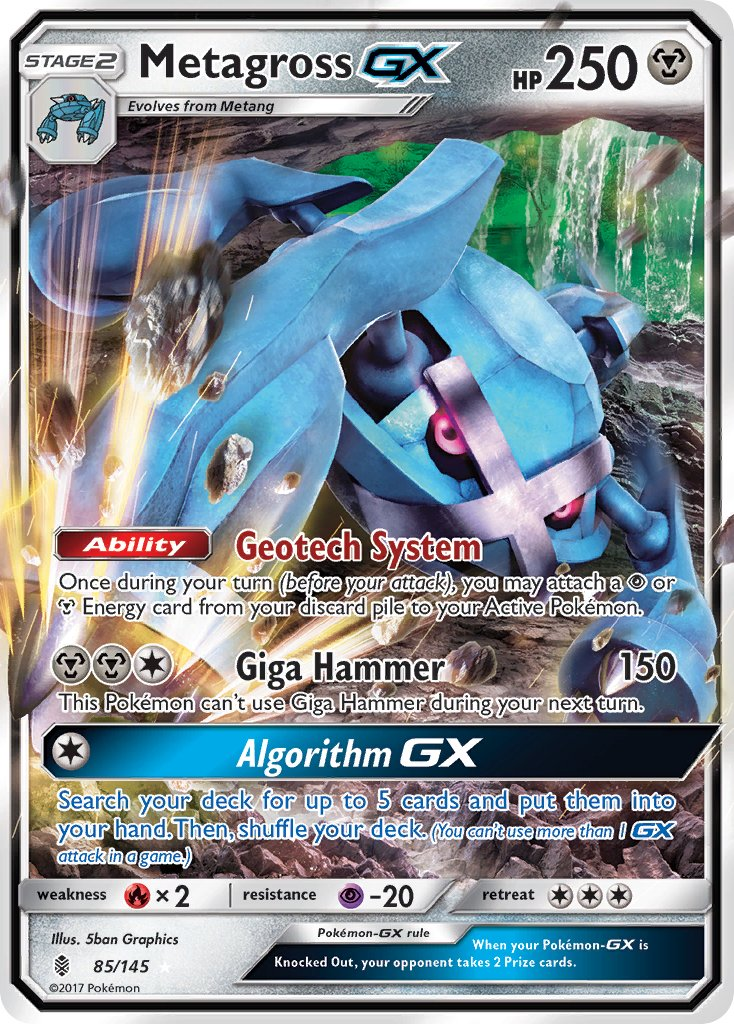 Metagross GX Pokémon card