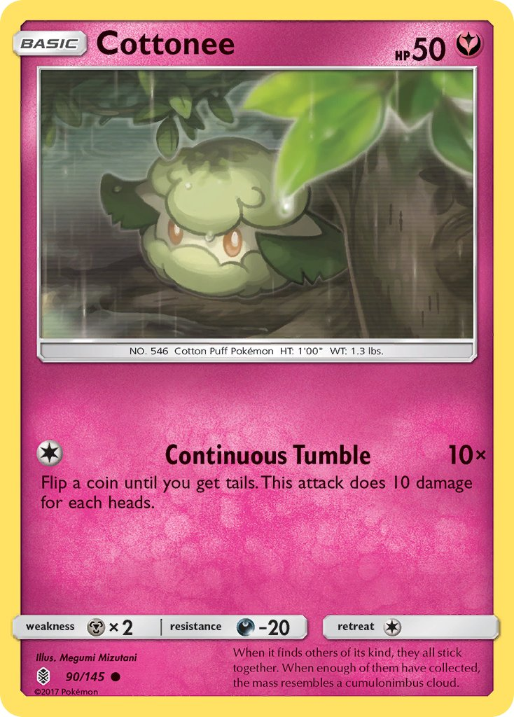 Cottonee Pokémon card