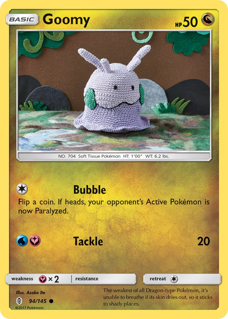 Goomy Pokémon card