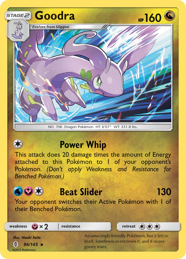 Goodra Pokémon card
