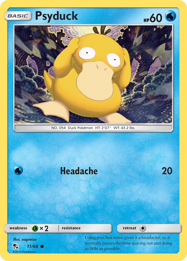 Psyduck Pokémon card