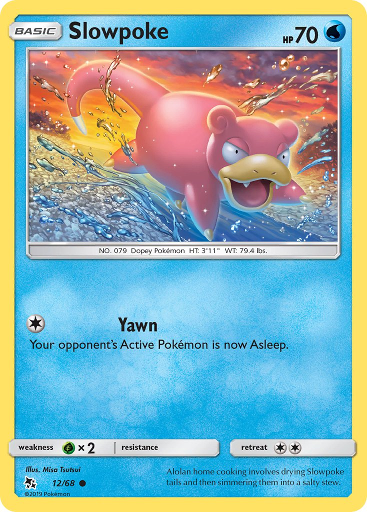 Slowpoke Pokémon card
