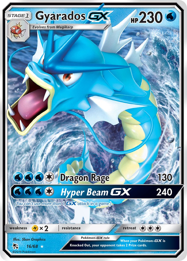 Gyarados GX Pokémon card