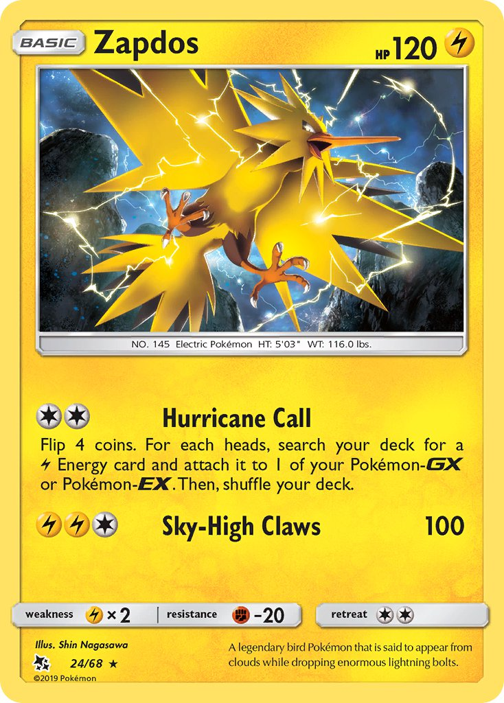 Zapdos Pokémon card