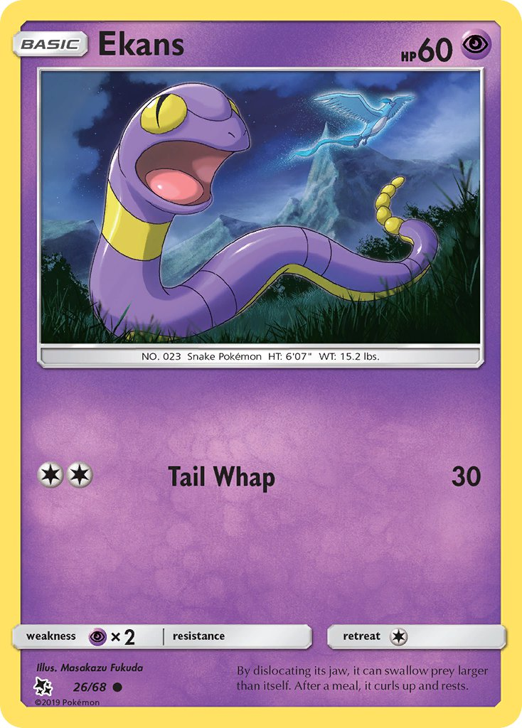 Ekans Pokémon card