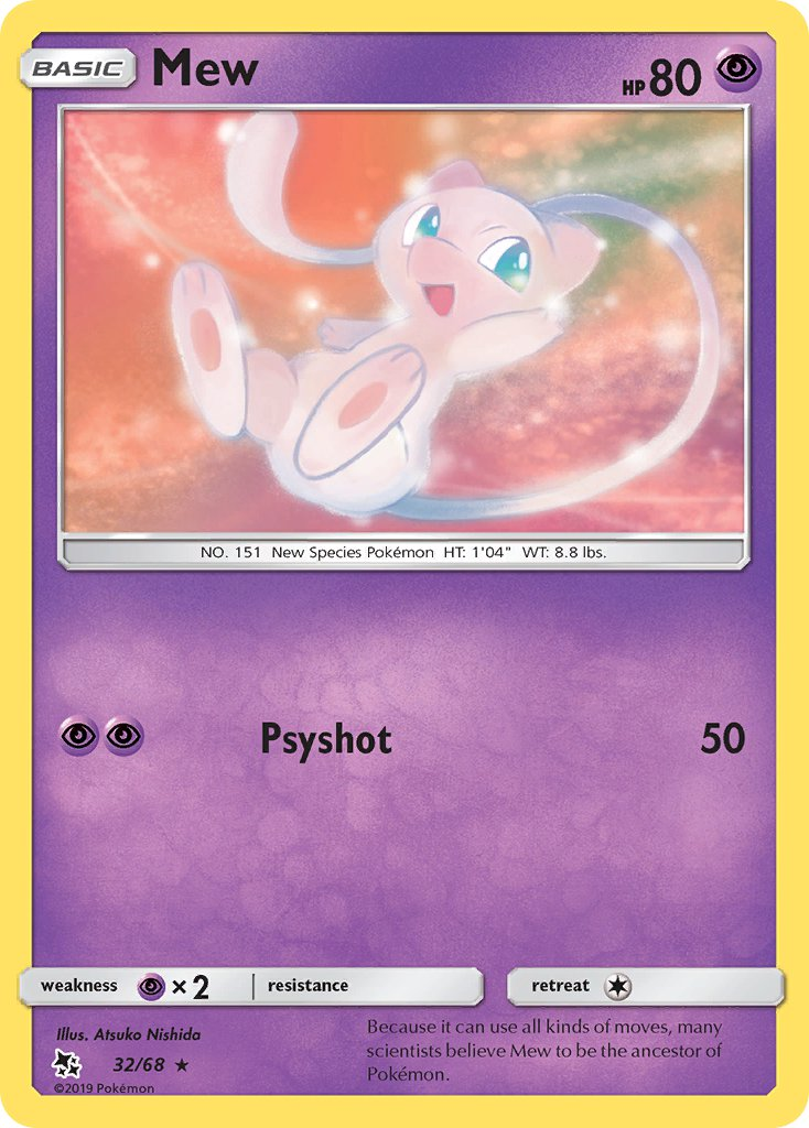 Mew Pokémon card