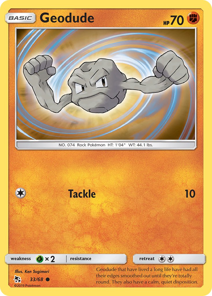 Geodude Pokémon card