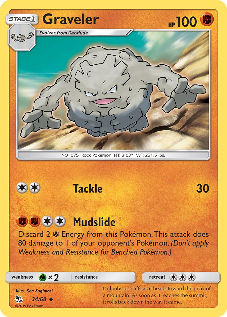 Graveler Pokémon card