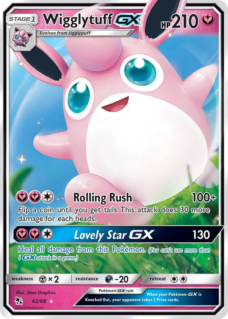 Wigglytuff GX Pokémon card