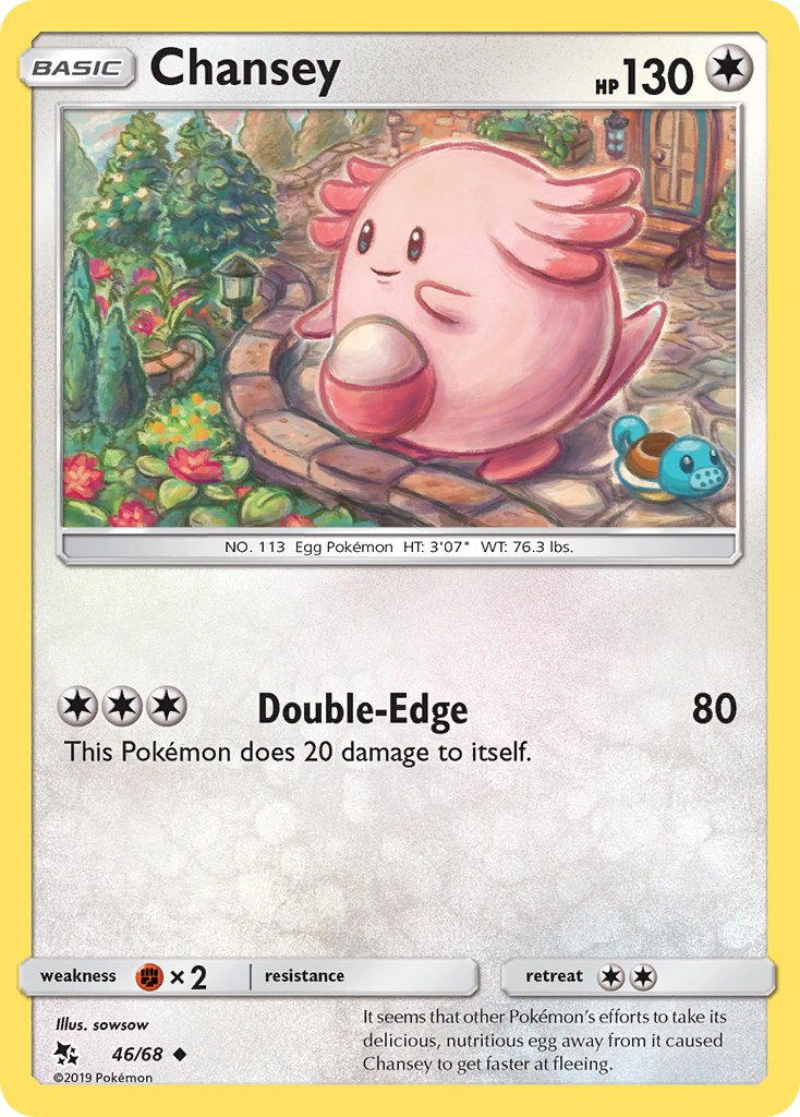 Chansey Pokémon card