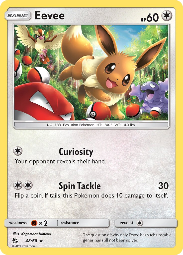 Eevee Pokémon card