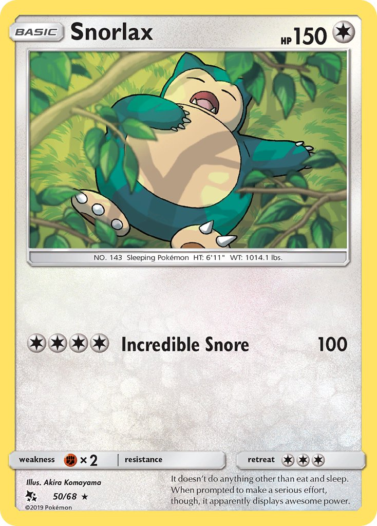 Snorlax Pokémon card