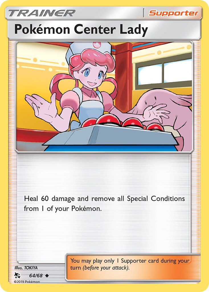 Pokémon Center Lady Pokémon card