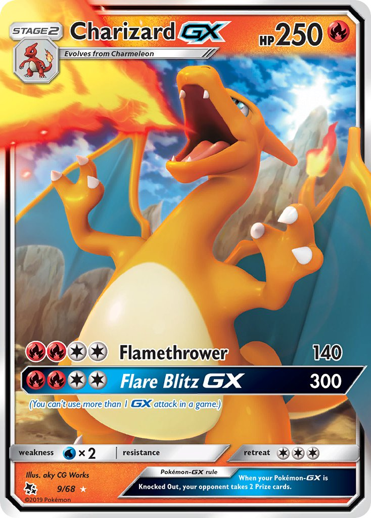 Charizard GX Pokémon card