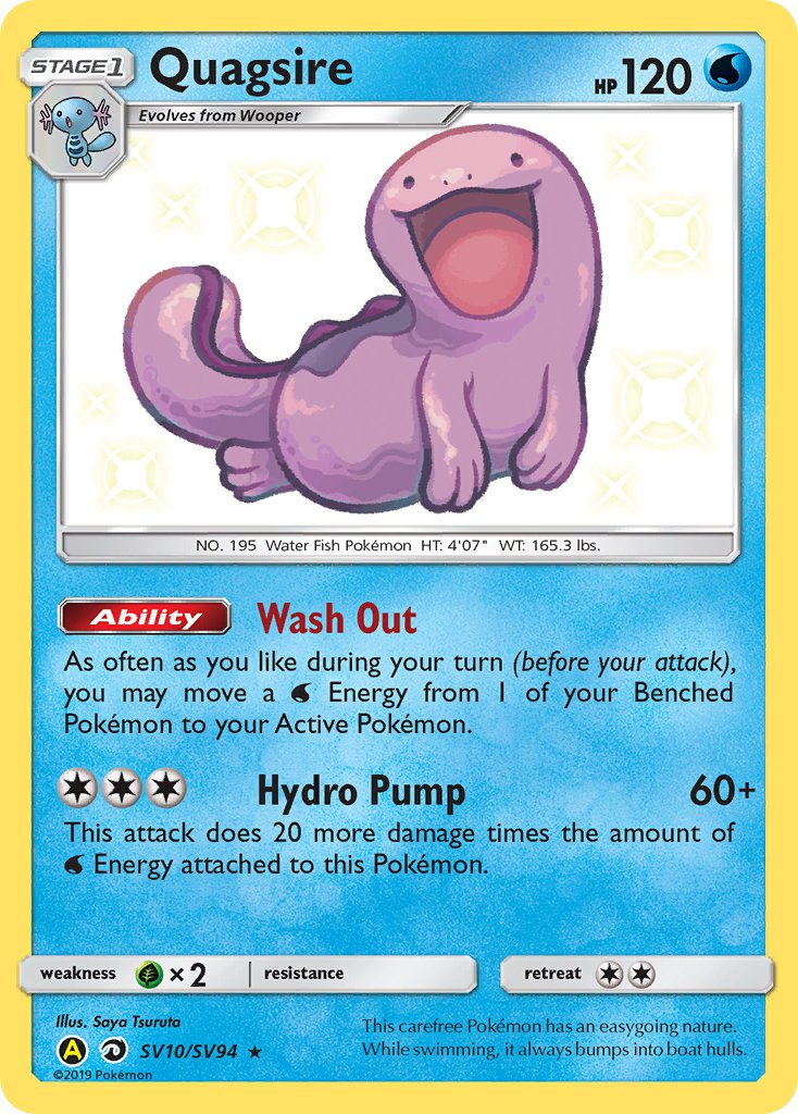 Quagsire Pokémon card