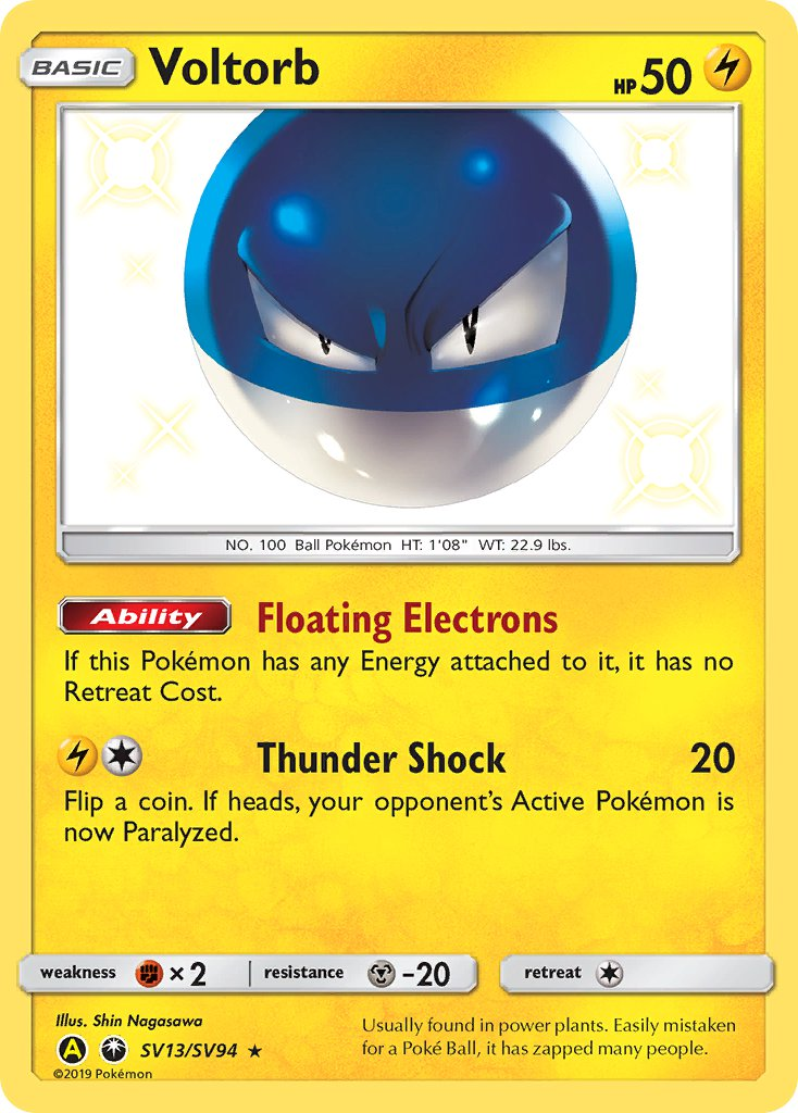 Voltorb Pokémon card