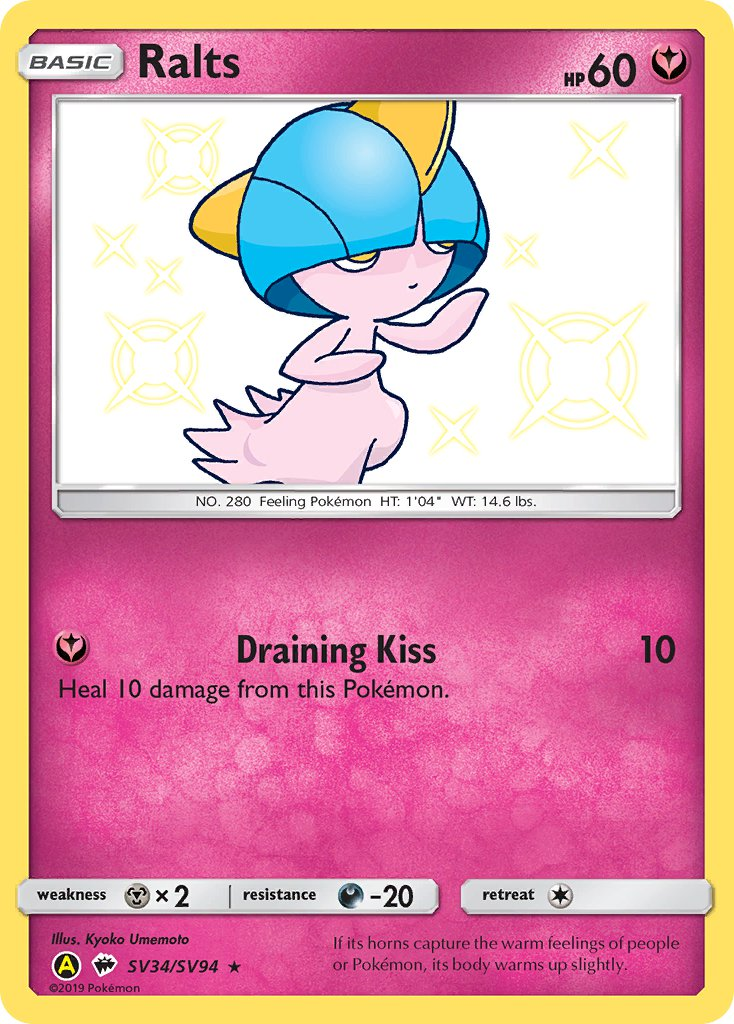 Ralts Pokémon card