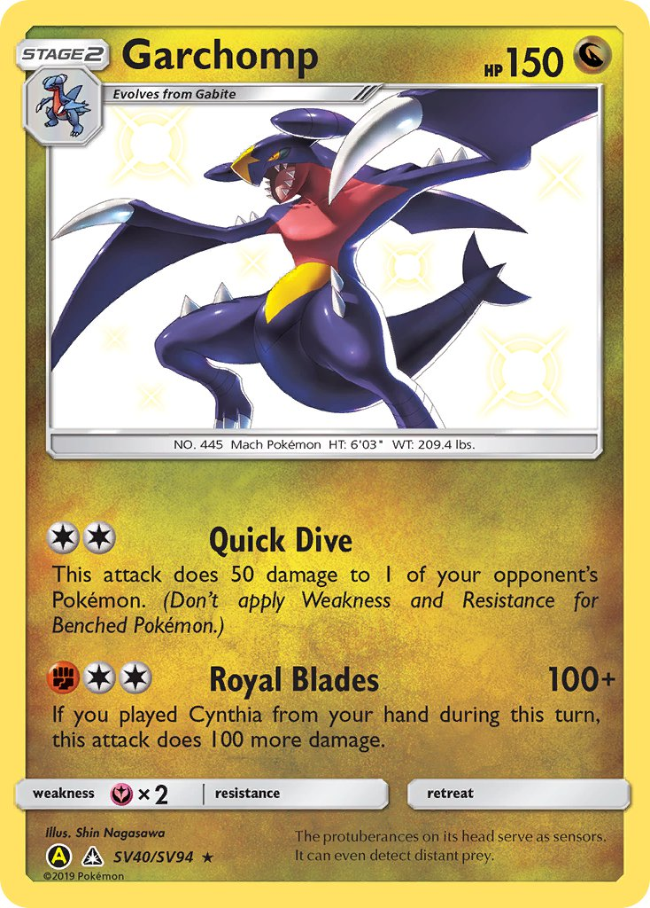 Garchomp Pokémon card