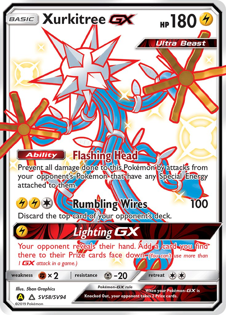Xurkitree GX Pokémon card
