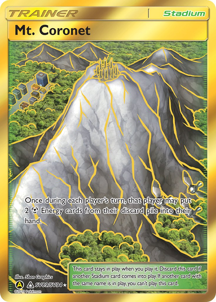 Mt. Coronet Pokémon card