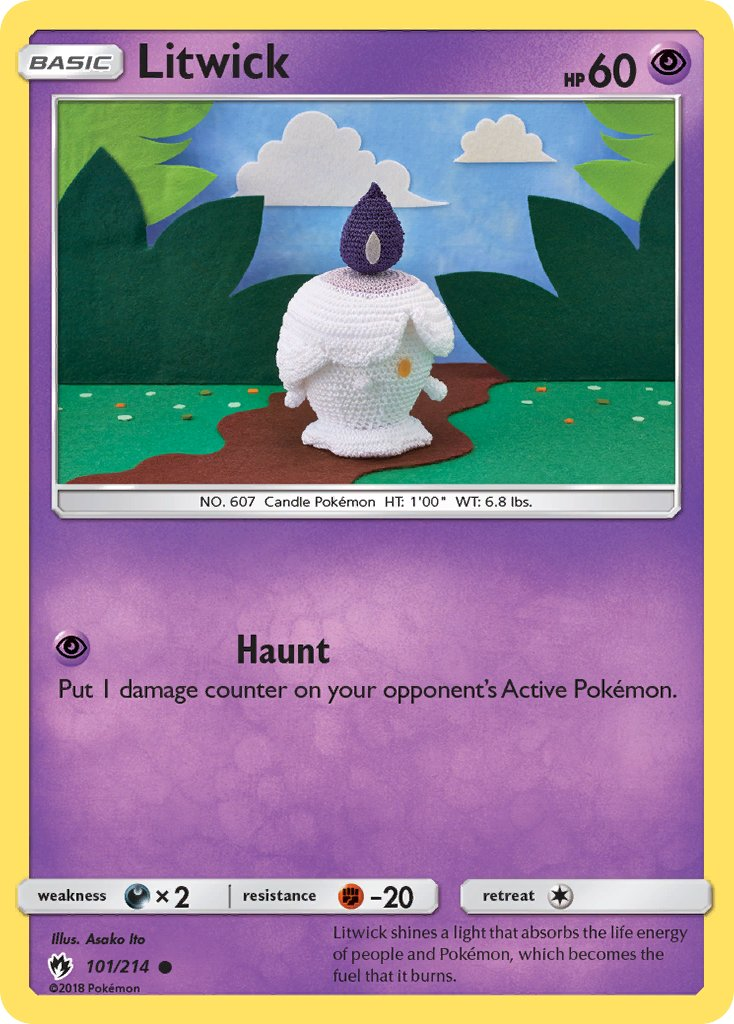 Litwick Pokémon card