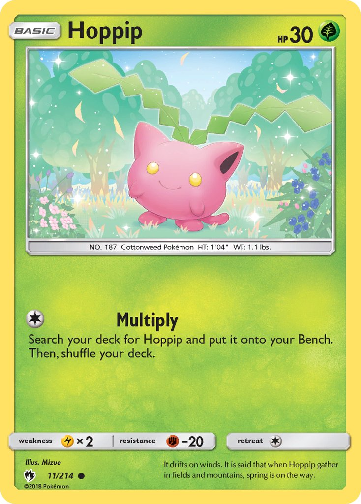 Hoppip Pokémon card