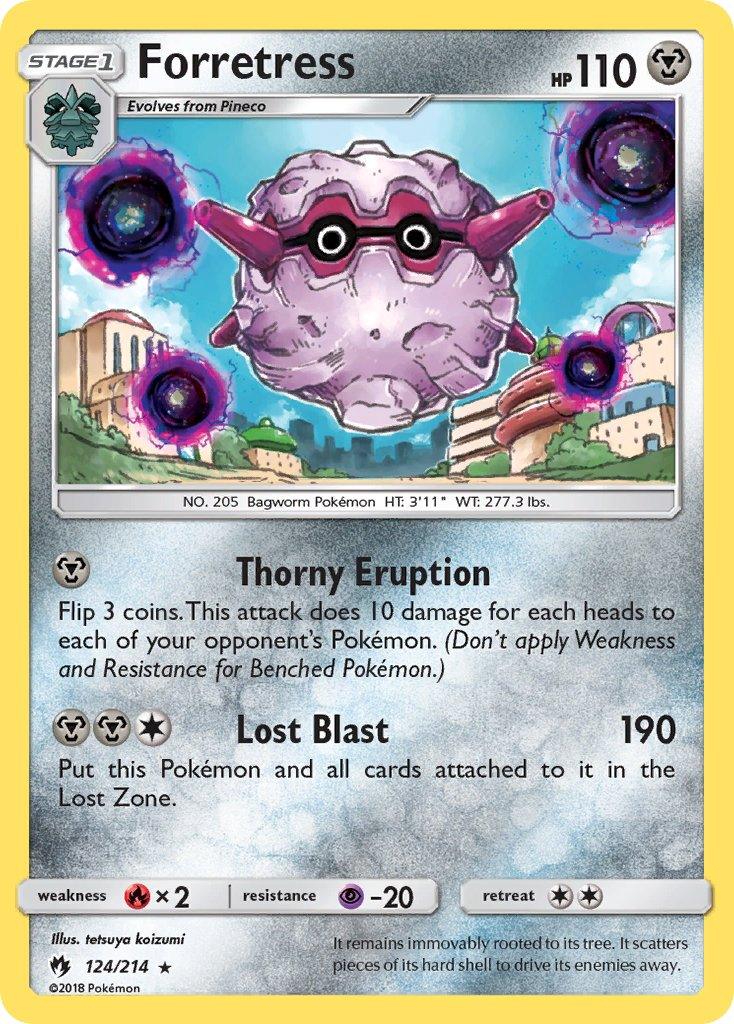 Forretress Pokémon card