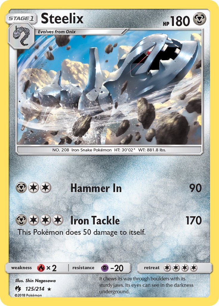 Steelix Pokémon card