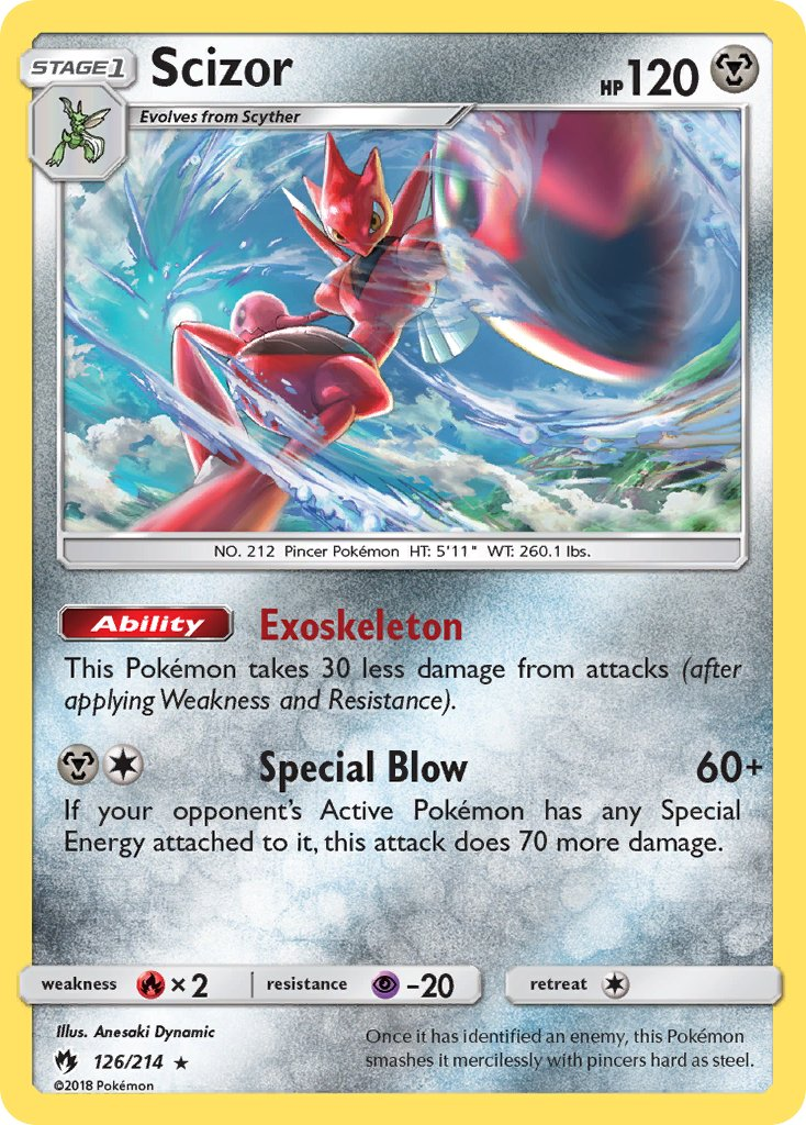 Scizor Pokémon card