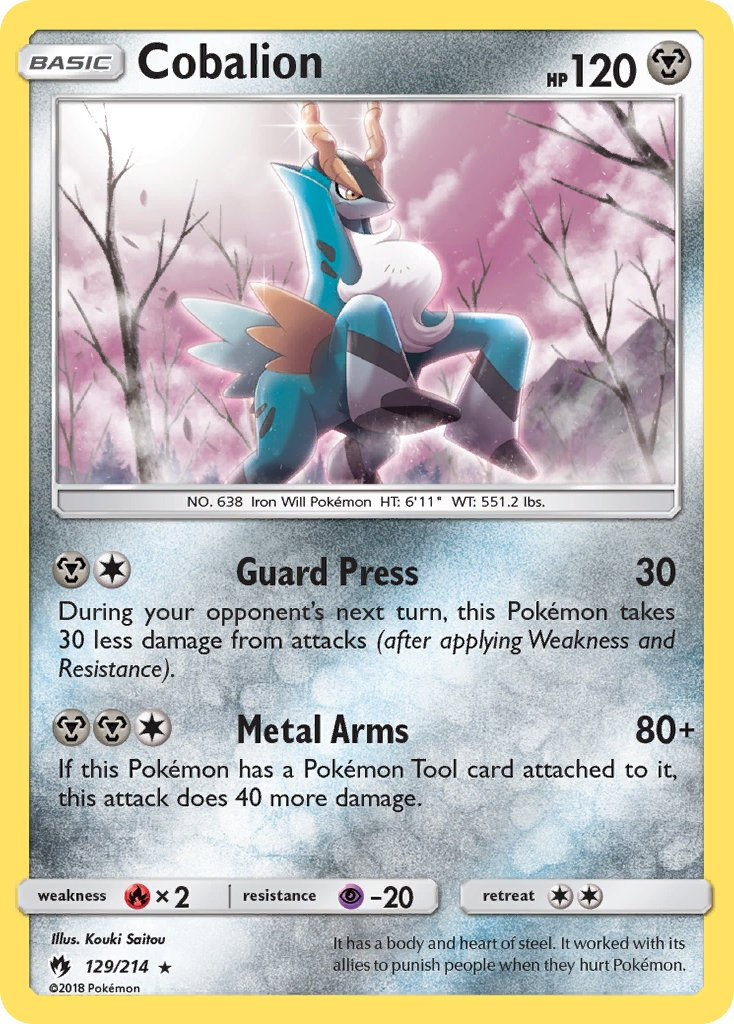 Cobalion Pokémon card