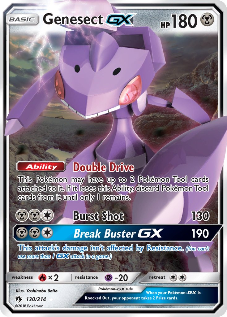 Genesect GX Pokémon card
