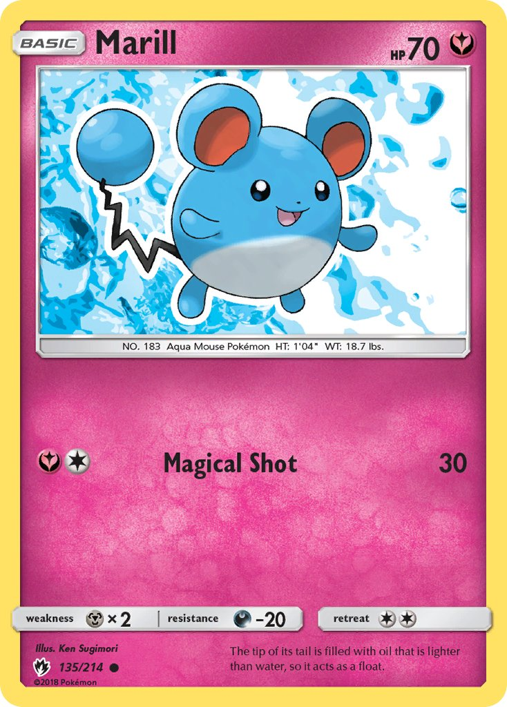 Marill Pokémon card