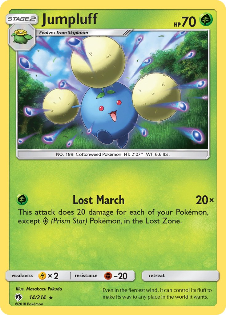 Jumpluff Pokémon card