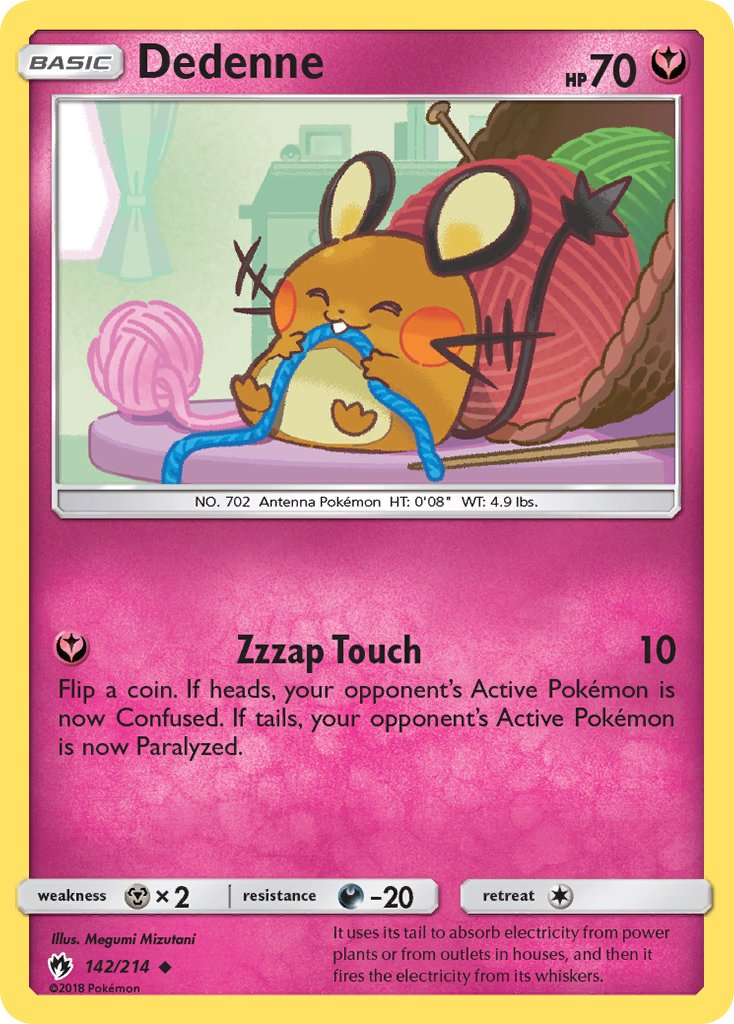 Dedenne Pokémon card