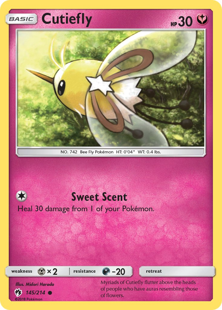 Cutiefly Pokémon card