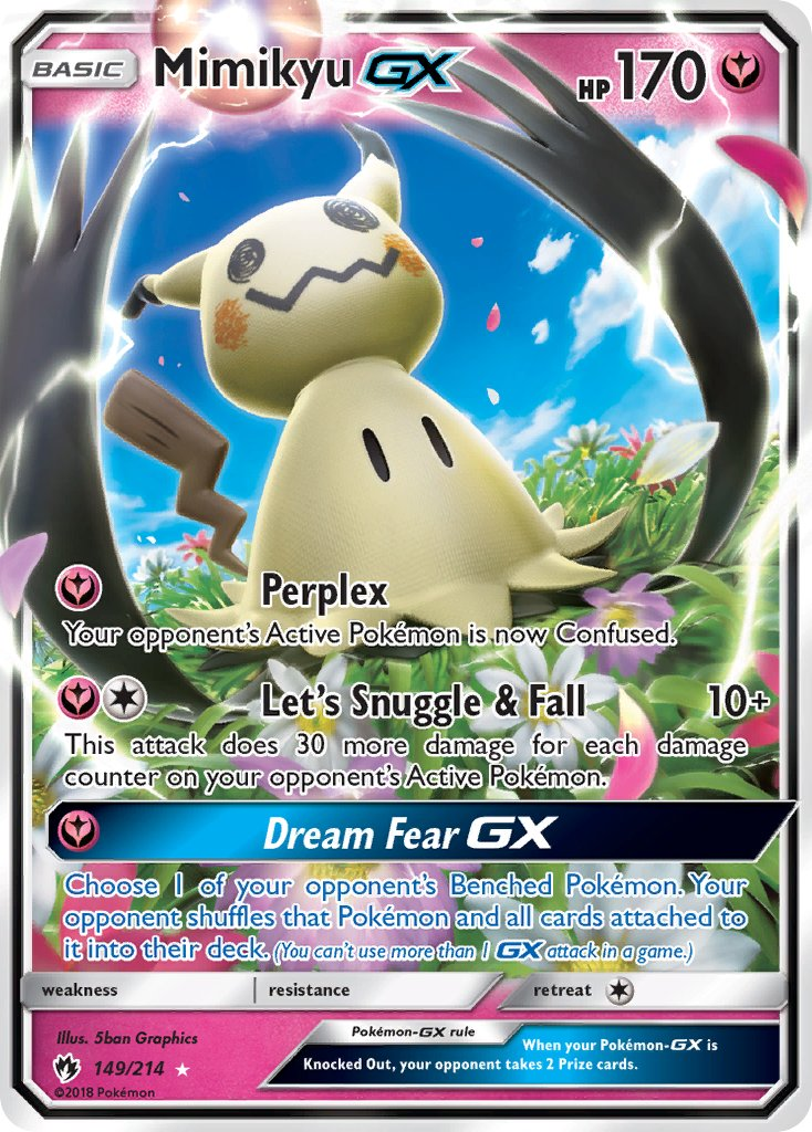 Mimikyu GX Pokémon card
