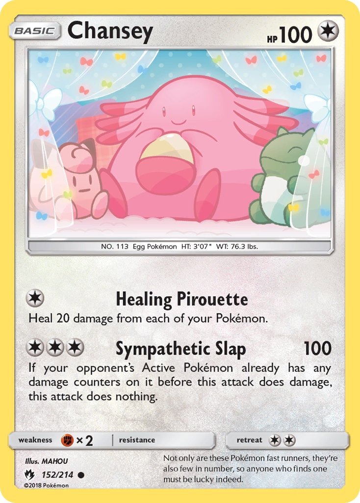 Chansey Pokémon card