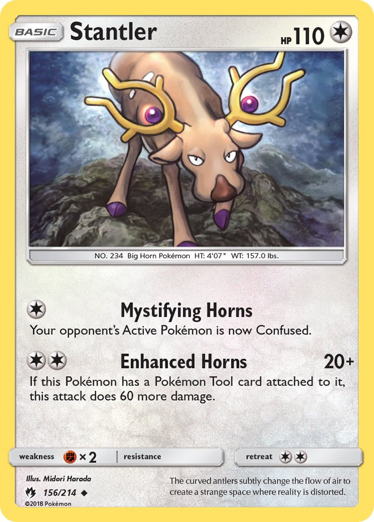 Stantler Pokémon card
