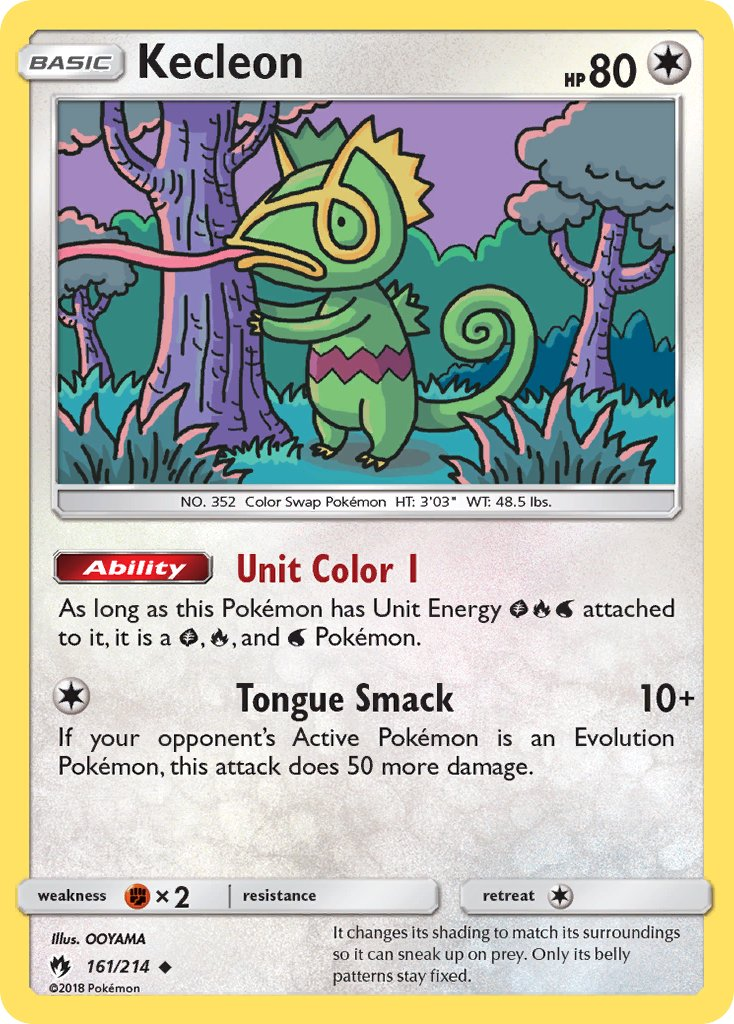 Kecleon Pokémon card