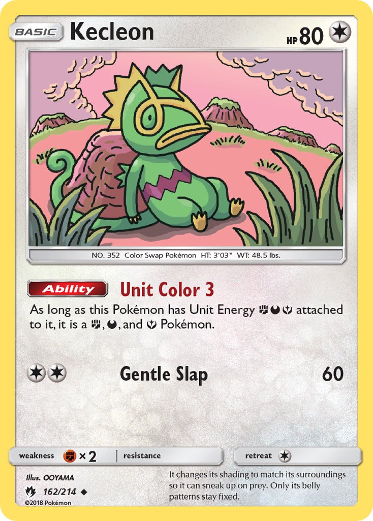 Kecleon Pokémon card
