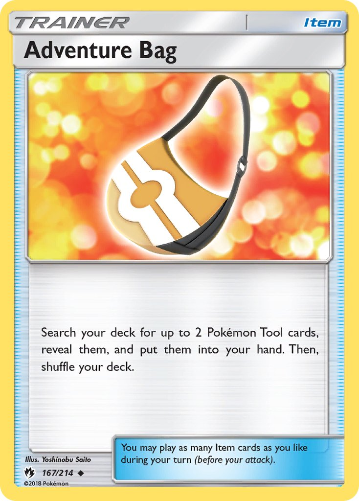 Adventure Bag Pokémon card