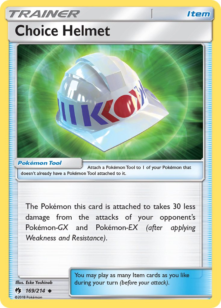 Choice Helmet Pokémon card