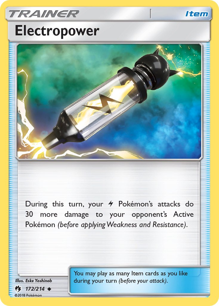 Electropower Pokémon card