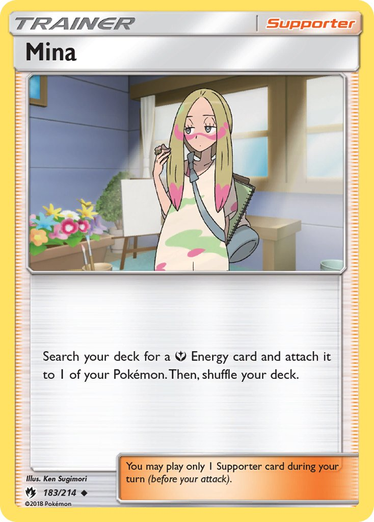Mina Pokémon card