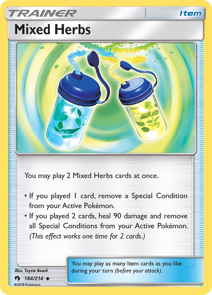 Mixed Herbs Pokémon card