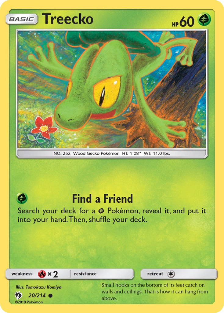 Treecko Pokémon card
