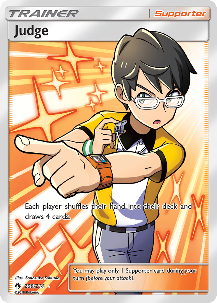 Judge Pokémon card