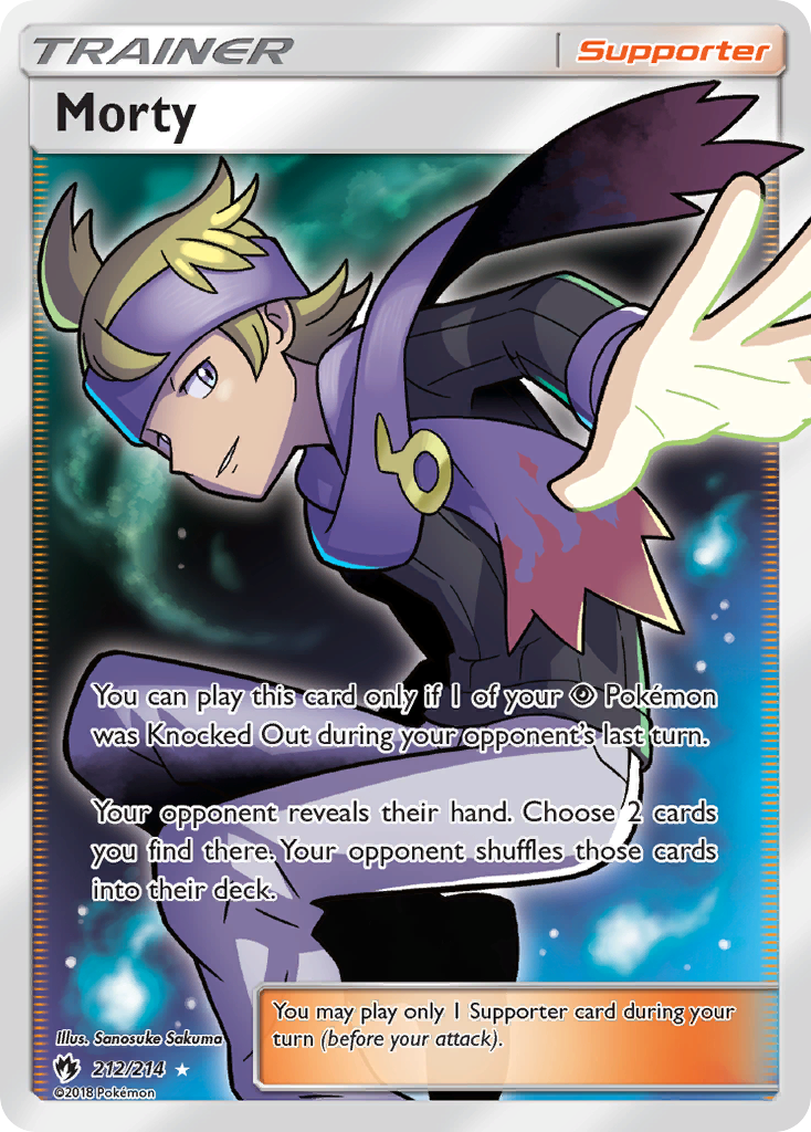 Morty Pokémon card