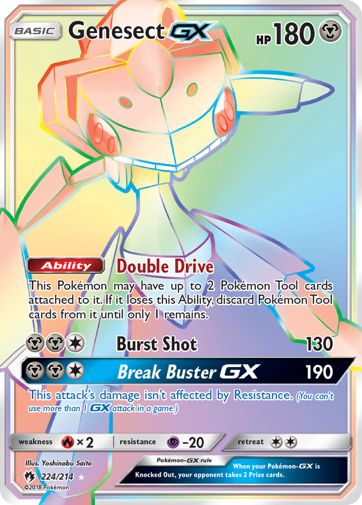 Genesect GX Pokémon card