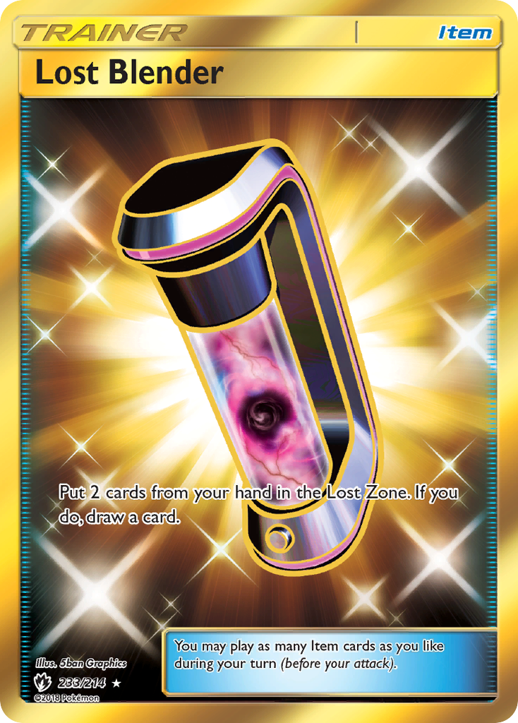 Lost Blender Pokémon card